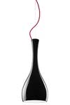 Suspension simple ITTEKI 1 en verre opale noir. Sottoluce. Suspension simple ITTEKI 1 en verre opale noir. Sottoluce.
