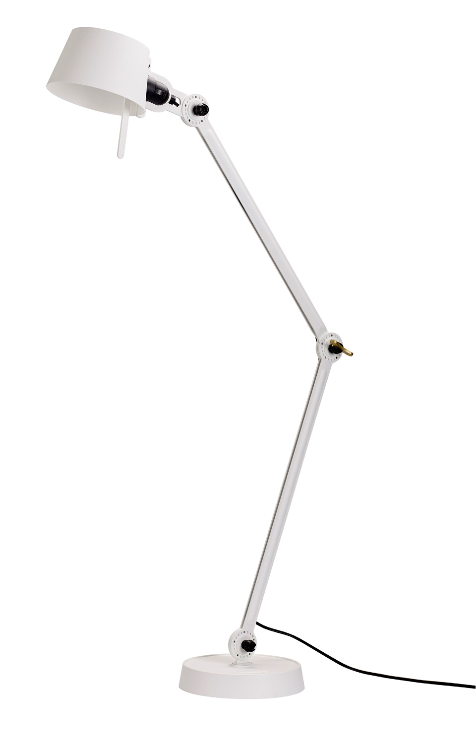 Desk Lamp With Two Arms In Pure White Metal Bolt Tonone Desk Lamp With Two Arms In Pure White Metal Bolt Tonone