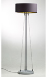 Grand lampadaire noir à LED Orbit. Tonone. Grand lampadaire noir à LED Orbit. Tonone.