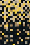 Tapis de salon Squares jaune 170x240cm. Toulemonde Bochart. Tapis de salon Squares jaune 170x240cm. Toulemonde Bochart.