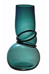 Vase Colors Double Ring Color Duck Blue. Vanessa Mitrani. Vase Colors Double Ring Color Duck Blue. Vanessa Mitrani.