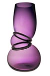 Colors Double Ring purple glass vase. Vanessa Mitrani. Colors Double Ring purple glass vase. Vanessa Mitrani.