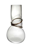 Colors Double Ring transparent glass vase. Vanessa Mitrani. Colors Double Ring transparent glass vase. Vanessa Mitrani.