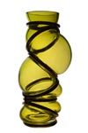 Colors Ring vase in constrained glass and metal. Vanessa Mitrani. Colors Ring vase in constrained glass and metal. Vanessa Mitrani.
