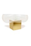 Vase or cut Cube in satin bronze. Vanessa Mitrani. Vase or cut Cube in satin bronze. Vanessa Mitrani.