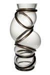 Vase en verre clair Colors Ring. Vanessa Mitrani. Vase en verre clair Colors Ring. Vanessa Mitrani.