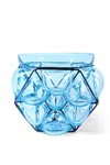 Vase large Flower en verre soufflé bleu glacier. Vanessa Mitrani. Vase large Flower en verre soufflé bleu glacier. Vanessa Mitrani.