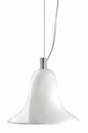 Pantop Glossy en verre opale. Verpan. Pantop Glossy en verre opale. Verpan.