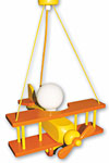 Avion orange et jaune PM suspension . Waldi Leuchten. Avion orange et jaune PM suspension . Waldi Leuchten.