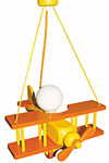 Avion orange et jaune XXL suspension . Waldi Leuchten. Avion orange et jaune XXL suspension . Waldi Leuchten.