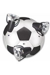 Ballon de foot noir et blanc plafonnier 3 lumières. Waldi Leuchten. Ballon de foot noir et blanc plafonnier 3 lumières. Waldi Leuchten.