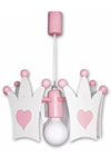 Couronne rose pale suspension . Waldi Leuchten. Couronne rose pale suspension . Waldi Leuchten.