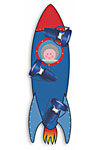 Fusée bleu marine et rouge plafonnier 3 lumières . Waldi Leuchten. Fusée bleu marine et rouge plafonnier 3 lumières . Waldi Leuchten.