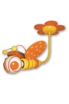 Libellule jaune et orange plafonnier. Waldi Leuchten. Libellule jaune et orange plafonnier. Waldi Leuchten.