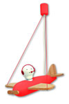 Piccolo avion rouge suspension . Waldi Leuchten. Piccolo avion rouge suspension . Waldi Leuchten.