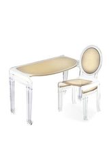 Bureau enfant transparent Sixteen . Acrila. Bureau enfant transparent Sixteen . Acrila.