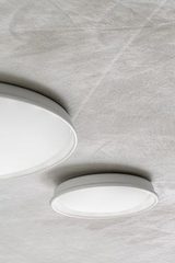 Mymoon small round white ceiling lamp 19cm. Aldo Bernardi. Mymoon small round white ceiling lamp 19cm. Aldo Bernardi.