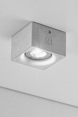 Nadir gray ceiling lamp in cement. Aldo Bernardi. Nadir gray ceiling lamp in cement. Aldo Bernardi.