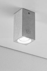 Nadir gray ceiling lamp in cement. Aldo Bernardi. Nadir gray ceiling lamp in cement. Aldo Bernardi.