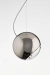 Globo pendant in platinum ceramic. Aldo Bernardi. 