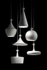 Multilustri 6-light white ceramic pendant light. Aldo Bernardi. Multilustri 6-light white ceramic pendant light. Aldo Bernardi.