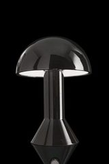 Glossy black ceramic table lamp. Aldo Bernardi. Glossy black ceramic table lamp. Aldo Bernardi.