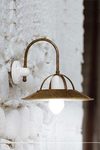 Postiglione classic antique brass wall light. Aldo Bernardi. 
