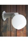 Quaranta small white ceramic wall lamp. Aldo Bernardi. 