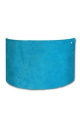 Applique Montagne peau de vache de couleur turquoise. Angel des Montagnes. Applique Montagne peau de vache de couleur turquoise. Angel des Montagnes.