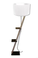 Large Zoe floor lamp in raw wood. Angel des Montagnes. Large Zoe floor lamp in raw wood. Angel des Montagnes.