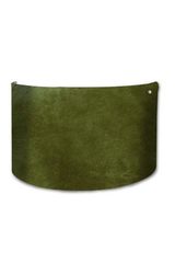 Wall lamp cowhide khaki green . Angel des Montagnes. Wall lamp cowhide khaki green . Angel des Montagnes.