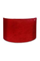 Wall lamp red cowhide color. Angel des Montagnes. 