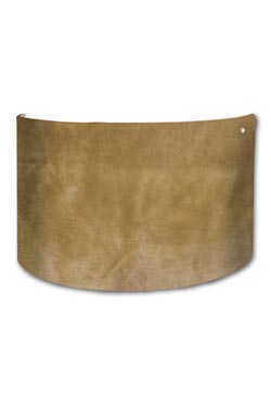 Beige cowhide wall lamp. Angel des Montagnes. 