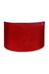 Wall lamp red cowhide color. Angel des Montagnes. 