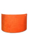 Orange cowhide wall lamp. Angel des Montagnes. 