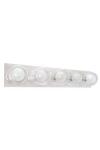 Star 5 applique 5 ampoules sur socle rectangulaire. Aprodis. 