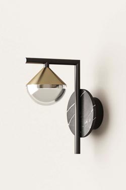 Lampe sans fil portable en verre et marbre Nano, Aromas, Luminaires  contemporains, design, fabricant espagnole