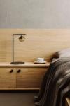 Lampe de table en marbre et verre optique Nino. Aromas. 