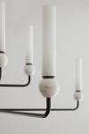 Lustre design chandelier noir mat 8 lumières Delie. Aromas. 