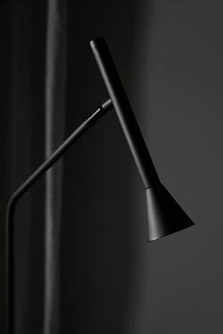 Lyb reading light Design matt black. Aromas. 