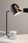 Luca swivel desk lamp in steel and marble . Aromas. 