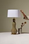 Lampe de table en verre couleur vert feuille Melly . Aromas. 