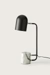 Luca swivel desk lamp in steel and marble . Aromas. 