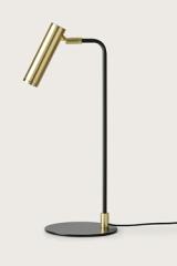 Swivel desk lamp in black and gold steel Maru. Aromas. Swivel desk lamp in black and gold steel Maru. Aromas.