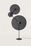 Large floor lamp in black rattan Artic. Aromas. 