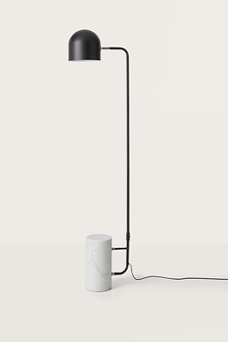 Luca black reading lamp with adjustable shade. Aromas. 