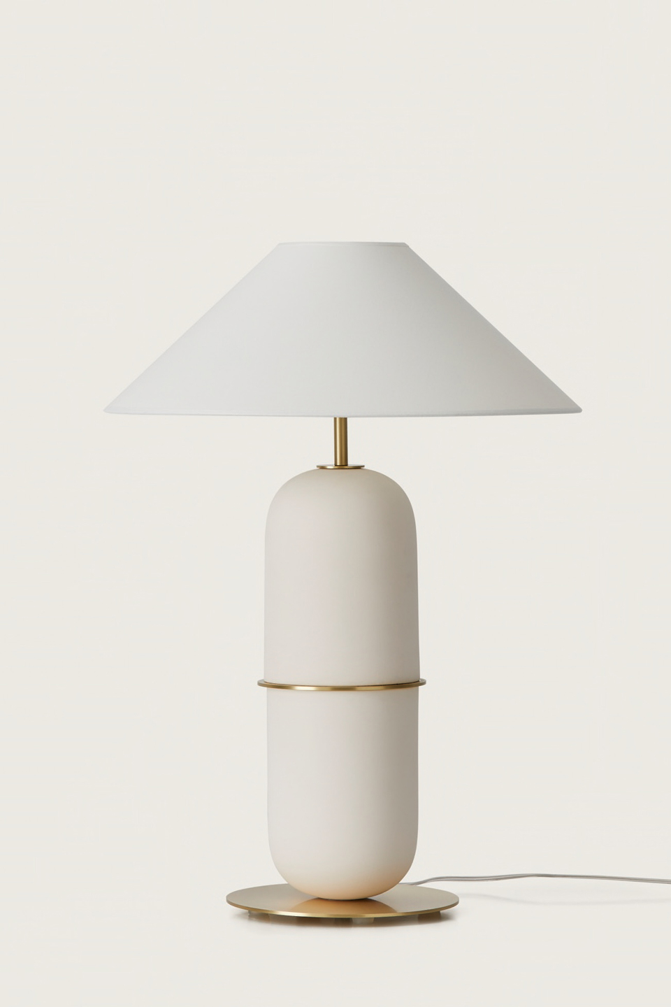 Lampe de table en céramique blanche Agra, Aromas, Luminaires  contemporains, design, fabricant espagnole