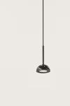 Dussa small black marble pendant lamp. Aromas. 