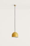 Mustard-coloured pendant lamp Alpha. Aromas. 