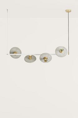 Ohlala ceramic 4-light pendant. Aromas. 